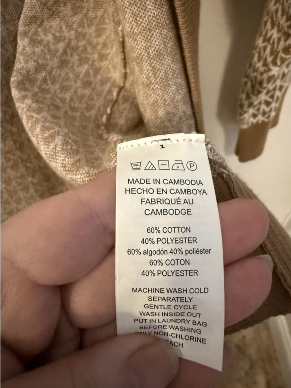 Michael Kors Long Logo Knit Cardigan Large Cotton Blend NWOT - Picture 3 of 5